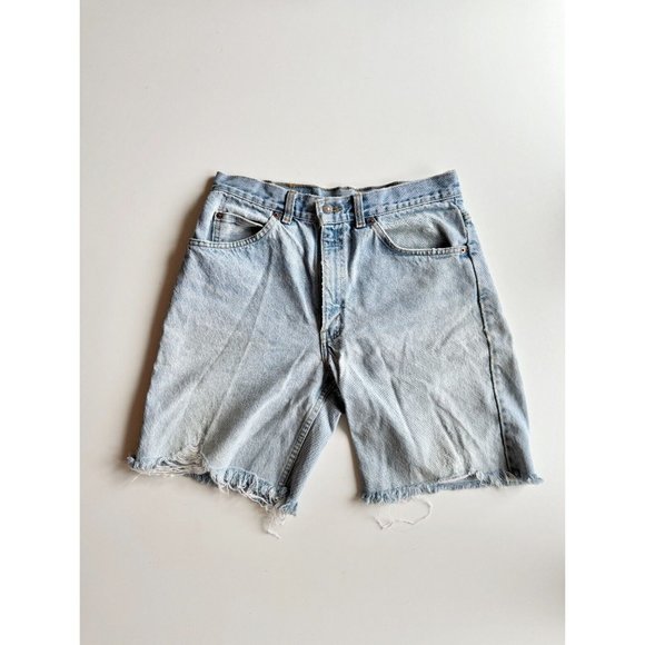 Levi's Pants - LEVI'S Modified 506 Orange Tab High Waisted Denim Cut-Off Jorts Shorts, Size 32